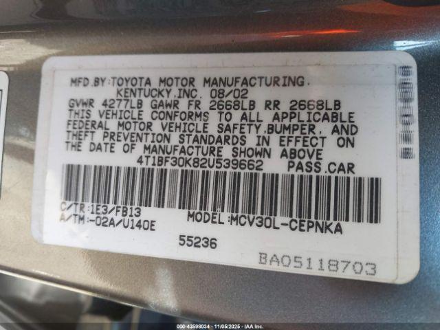 Toyota Camry Le V6 Image 10