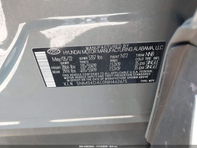 Hyundai SANTA FE Limited Image 14