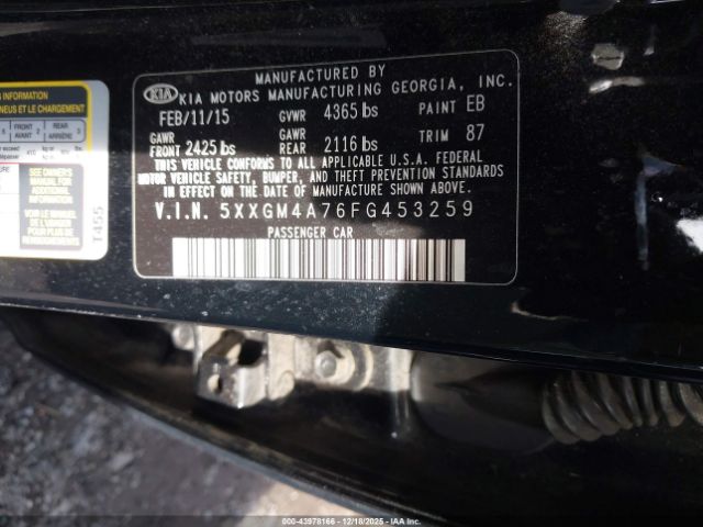 Kia Optima Lx Image 3