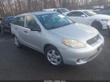  Salvage Toyota Matrix