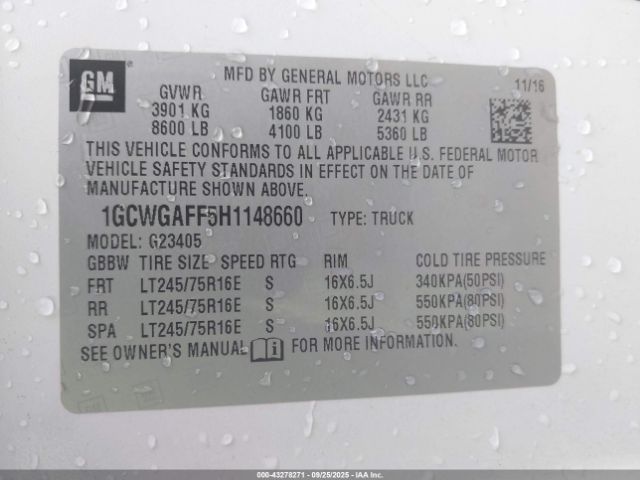 Chevrolet Express Work Van Image 2