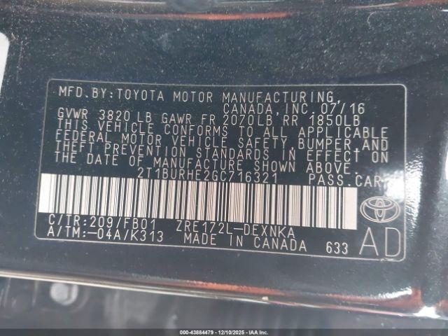 Toyota Corolla Le Image 5