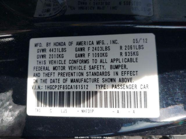 Honda Accord 2.4 Ex-l Image 10