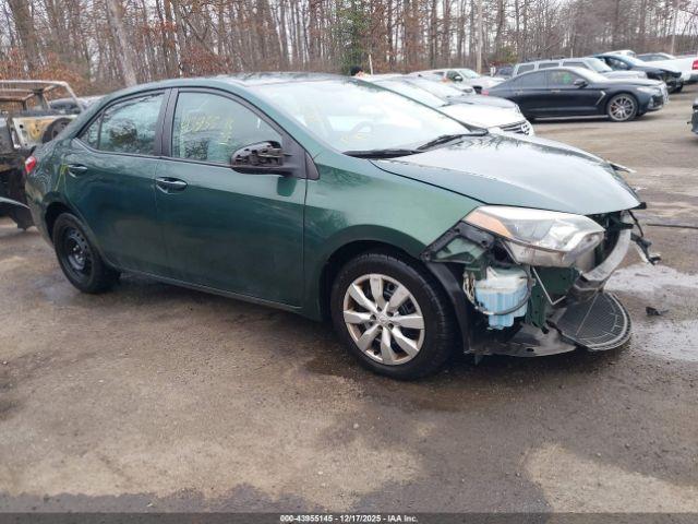  Salvage Toyota Corolla