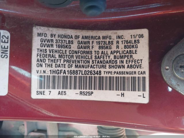 Honda Civic Ex Image 10