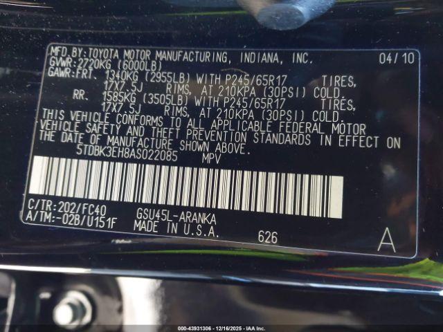 Toyota Highlander Base V6 Image 9