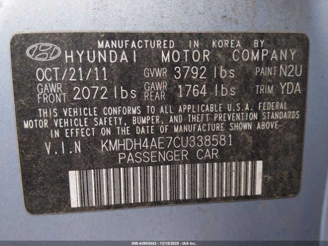 Hyundai ELANTRA Gls (ulsan Plant) Image 10