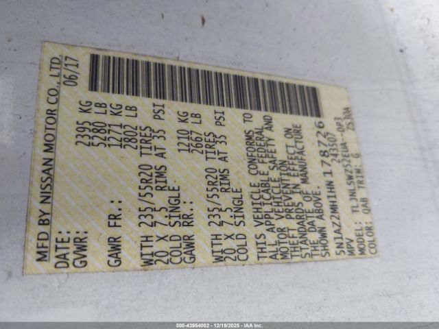 Nissan Murano Platinum Image 12