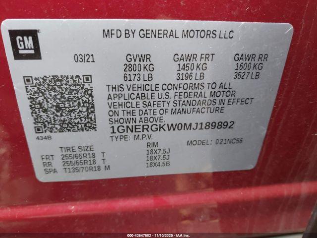 Chevrolet Traverse Fwd Lt Cloth Image 7