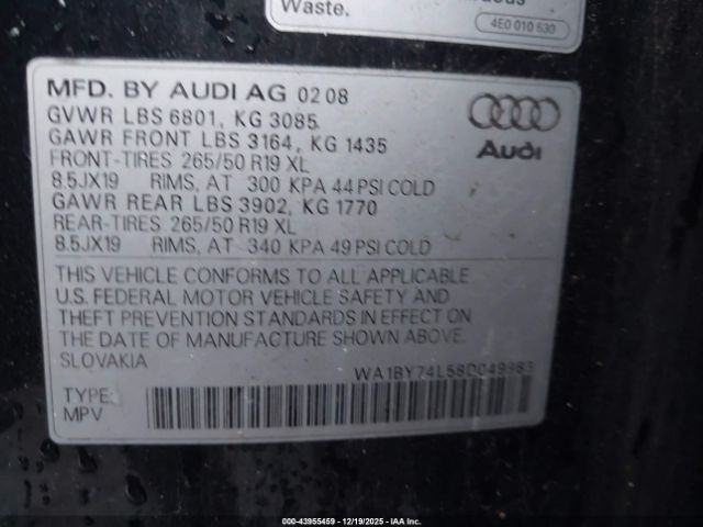 Audi Q7 3.6 Premium Image 8