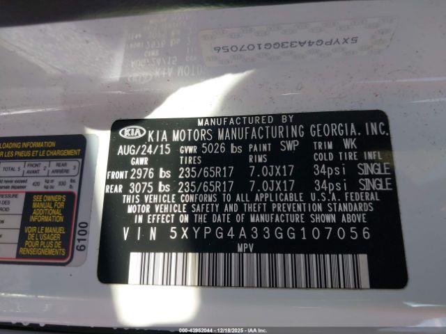 Kia Sorento 2.4l Lx Image 9