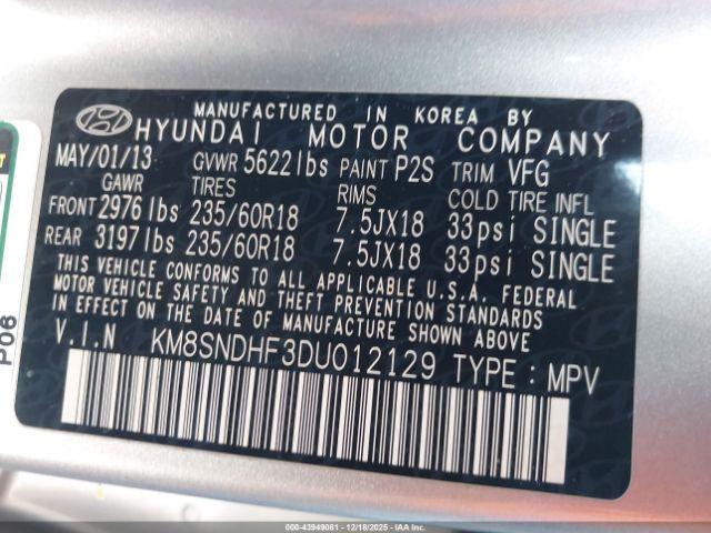 Hyundai SANTA FE Gls Image 12