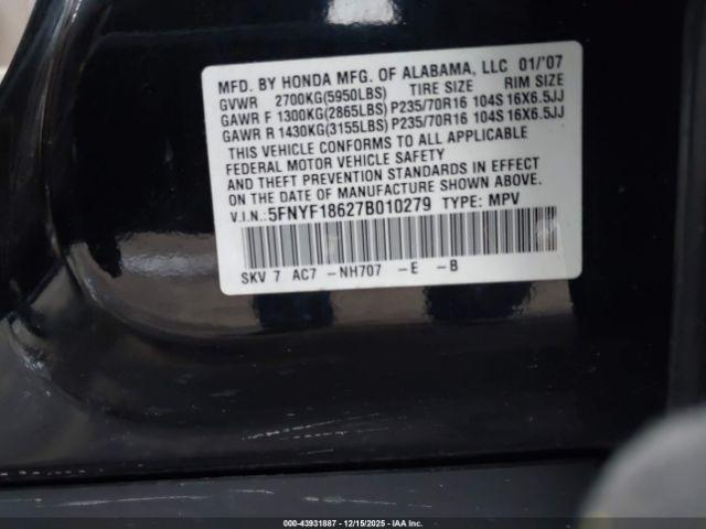 Honda Pilot Ex-l Image 16