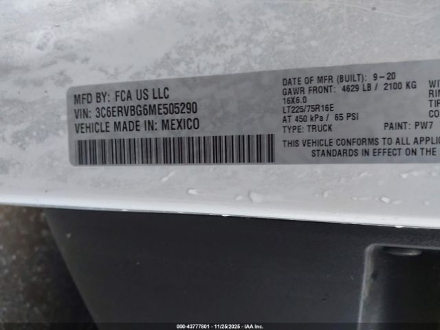 Ram Promaster High Roof 136 Wb Image 8