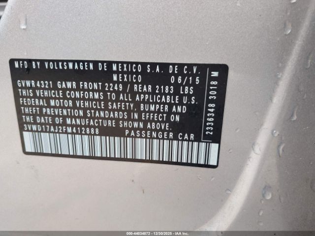 Volkswagen Jetta 1.8t Se Image 14