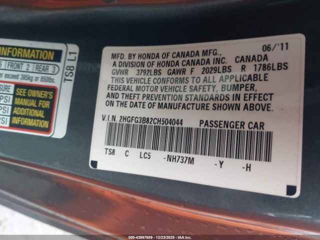 Honda Civic Ex Image 8