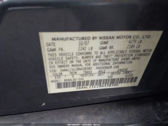 Nissan Altima 2.5 S Image 9