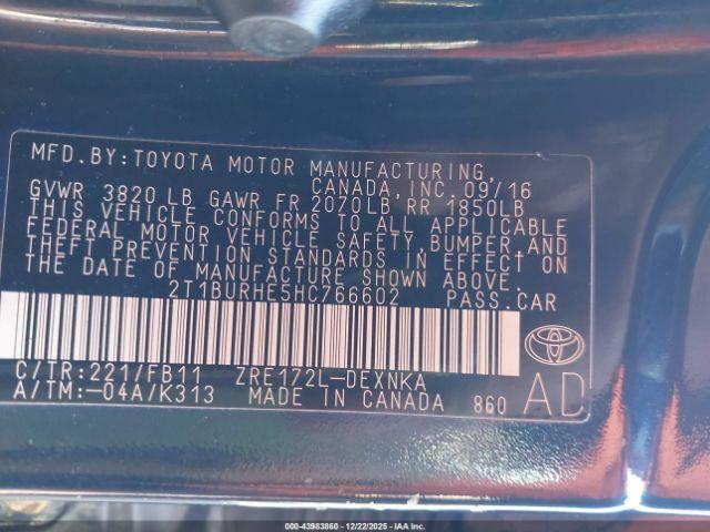 Toyota Corolla Le Image 10