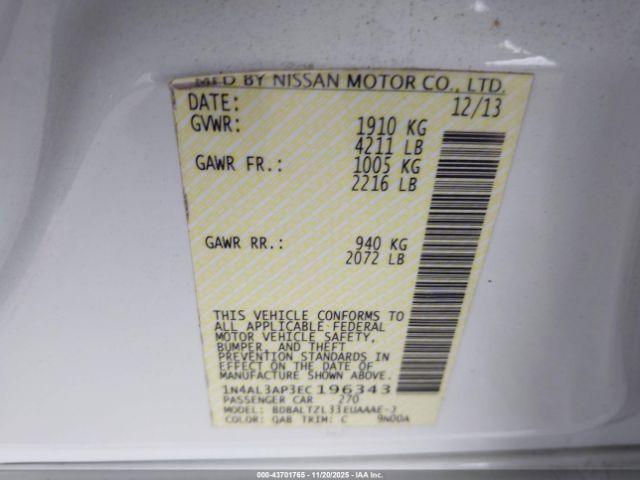 Nissan Altima 2.5 Sv Image 2