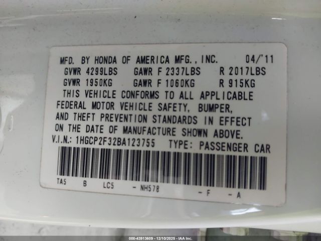Honda Accord 2.4 Lx Image 2